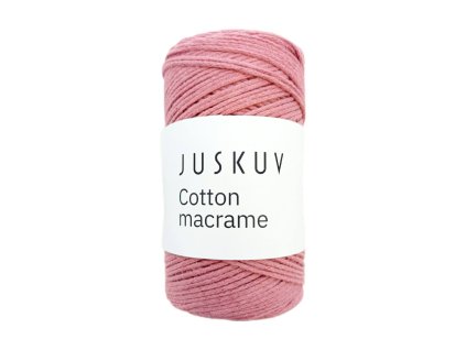 Cotton macrame 6  Bavlněná příze Juskuv o délce 160m