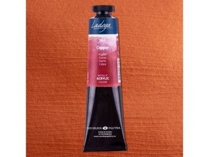 Akrylová barva Ladoga metallic 46ml - Copper 964