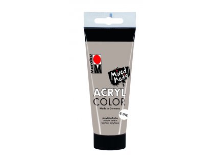 Akrylová barva Marabu Acryl Color 100 ml - stříbrná glitrová 582