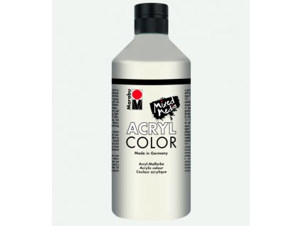 Akrylová barva Marabu Acryl Color 500 ml - bílá 070