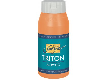 Akrylová barva SOLO GOYA Triton 750 ml oranžová