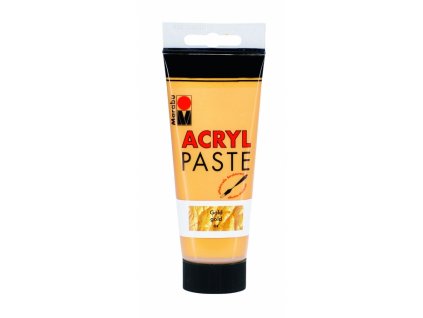 Akrylová pasta Marabu 100 ml zlatá