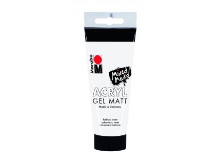 Akrylový gel Marabu Acryl Gel Matt 100 ml - čirý matný