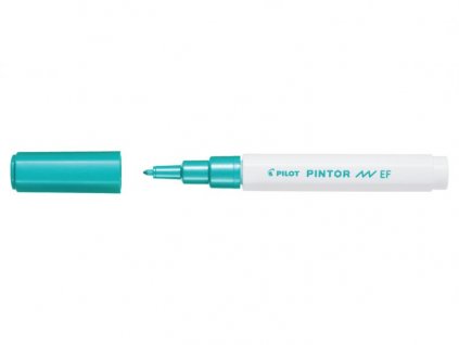 Akrylový popisovač Pilot PINTOR EF 0,7 mm - zelený metalický