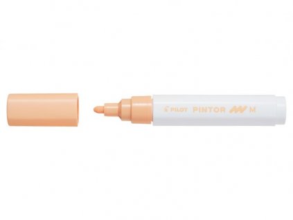 Akrylový popisovač Pilot PINTOR M 1,4 mm - oranžový pastelový