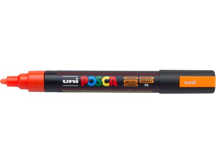 Akrylový popisovač Uni Posca 5M 1,8 - 2,5 mm fluo oranžový f4