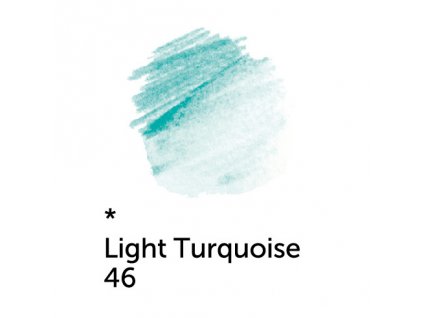 Akvarelová pastelka White Nights - 46 light turquise