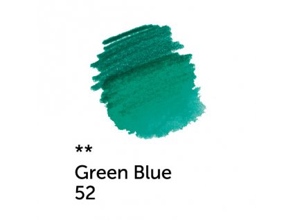 Akvarelová pastelka White Nights - 52 green blue