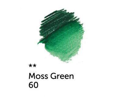 Akvarelová pastelka White Nights - 60 moss green