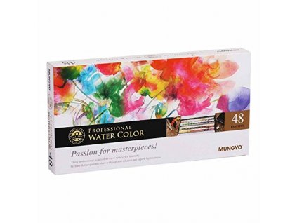 Akvarelové barvy Mungyo Gallery Professional 48 barev