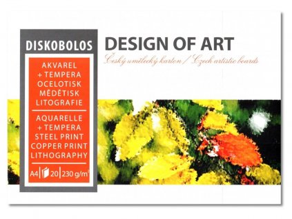 Akvarelový blok DISKOBOLOS A5 230g, 20 listů