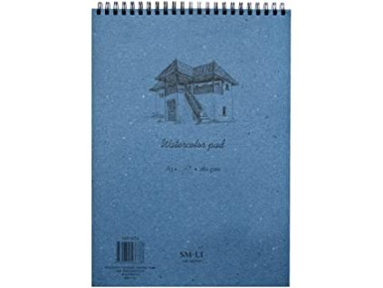 Akvarelový papír Smlt Watercolor pad A3 280g, 30 listů v bloku