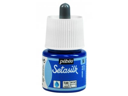 Barva na hedvábí Setasilk 45 ml - modrá azurová 14