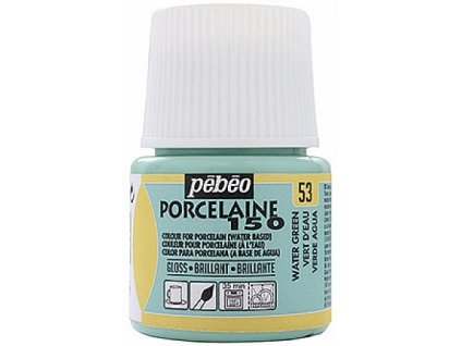 Barva na porcelán a sklo Porcelaine 150 45 ml - zelená voda 53