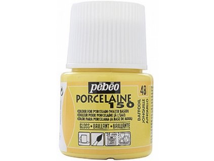 Barva na porcelán a sklo Porcelaine 150 45 ml - žlutá narcis 48