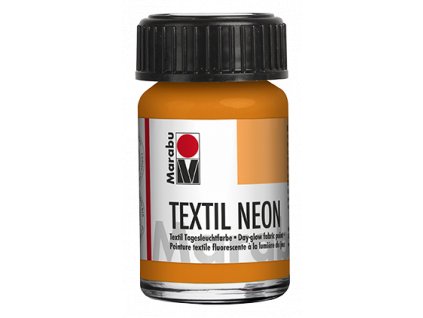 Barva na světlý textil Marabu Textil Neon 15 ml - oranžová 324