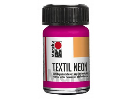 Barva na světlý textil Marabu Textil Neon 15 ml - růžová 334