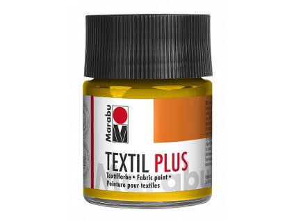 Barva na textil Marabu Textil Plus 50 ml - žlutá střední 021