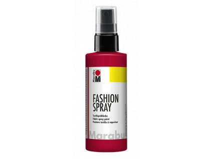 Barva na textil ve spreji Marabu Fashion Spray 100 ml - červená 232