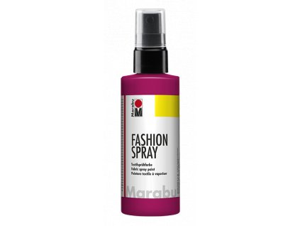 Barva na textil ve spreji Marabu Fashion Spray 100 ml - malinová 005