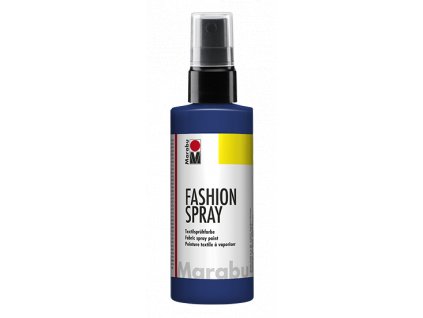 Barva na textil ve spreji Marabu Fashion Spray 100 ml - modrá tmavě (noční modrá) 293