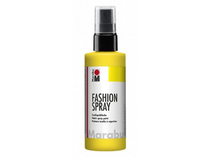 Barva na textil ve spreji Marabu Fashion Spray 100 ml - žlutá sluneční 220