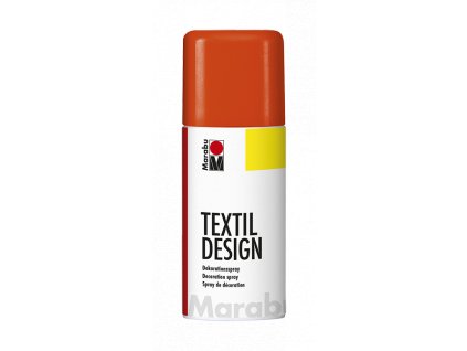 Barva na textil ve spreji Marabu Textil Design spray 150 ml - oranžová neonová 324