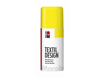 Barva na textil ve spreji Marabu Textil Design spray 150 ml - žlutá neonová 321