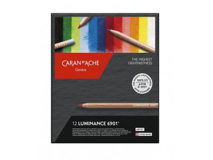 Caran D'ache Luminance 12 barev - umělecké pastelky