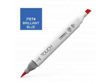 Designérský fix TOUCH-BRUSH - PB74 Brilliant Blue
