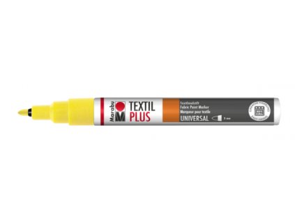 Fix na tmavý textil Marabu Textil Painter Plus 3 mm - žlutý 019 DOPRODEJ