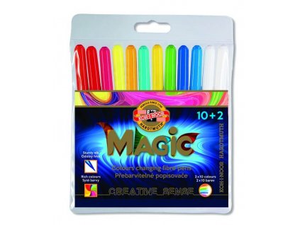 Fixy měnící barvu Magic 10+2 Koh-I-Noor