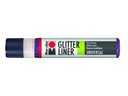 Glitter liner Marabu 25 ml - fialová ametyst 539