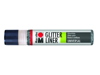 Glitter liner Marabu 25 ml - grafit 579