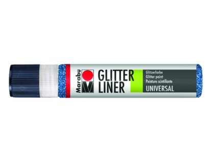 Glitter liner Marabu 25 ml - modrá safír 594