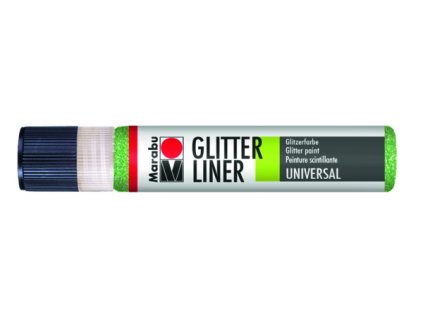 Glitter liner Marabu 25 ml - zelená kiwi 561