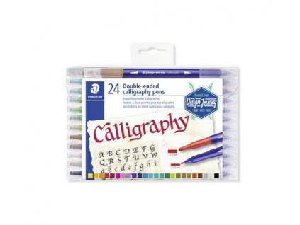 Kaligrafické fixy Calligraph Duo Staedler Design Journey 24 ks