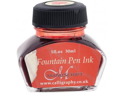 Kaligrafický inkoust Manuscript 30 ml - červený