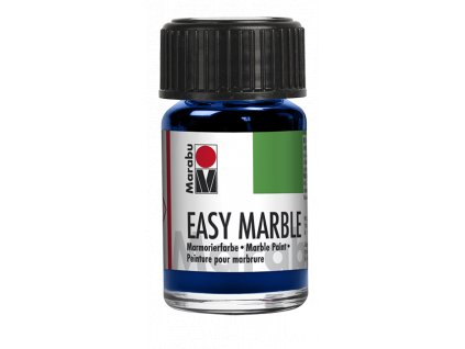 Mramorovací barva Easy Marble 15 ml - 55 modrá ultramarín