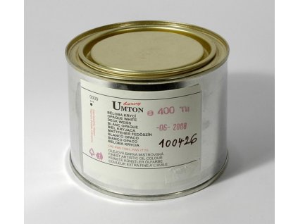 Olejová barva Umton 400 ml - Běloba titanová 0002