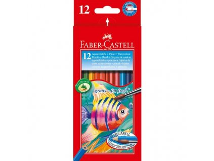 Pastelky akvarelové 12 barev Faber Castell