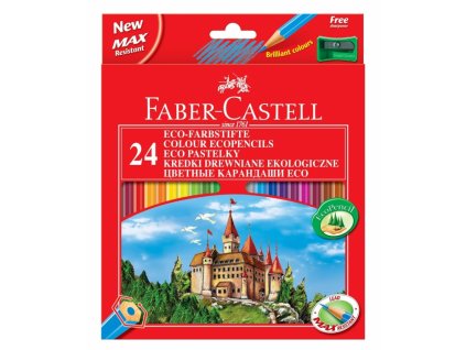 Pastelky Faber-Castell EKO 24 barev