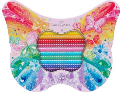 Pastelky Faber-Castell Sparkle - Motýlek 20 barev