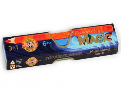 Pastelky Koh-i-Noor Magic 6 barev v krabičce