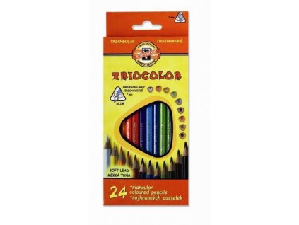 Pastelky Koh-I-Noor Triocolor sada 24 barev
