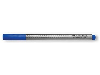 Popisovač Faber Castell Finepen GRIP 0,4 mm - modrý základní