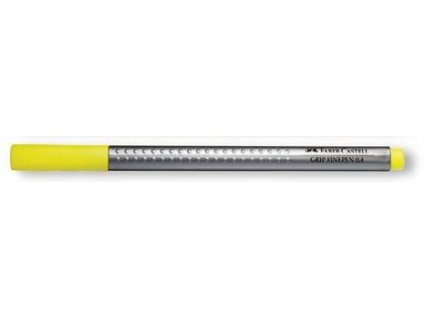 Popisovač Faber Castell Finepen GRIP 0,4mm - žlutý základní
