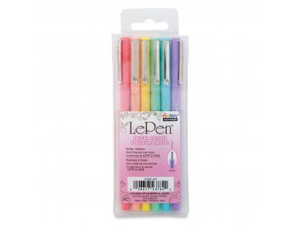 Popisovače Marvy 4800-6P LePen Flex Pastel