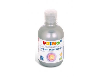 PRIMO Tempera metalic 300 ml - stříbrná