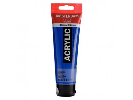 Royal Talens Amsterdam 120 ml, 504 Ultramarine